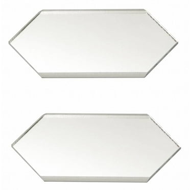 CRL BM2M3 Clear Mirror Glass 3" Mitered Corner Beveled on 3 Sides CRL BM2M3 Clear Mirror Glass 3" Mitered Corner Beveled on 3 Sides